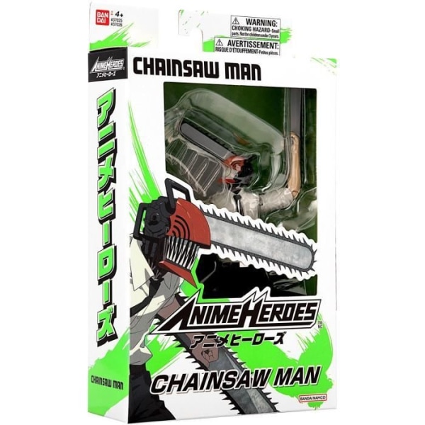 BANDAI - Anime Heroes - Chainsaw Man - Anime Heroes Figur 17 cm - Chainsaw Man - 37026