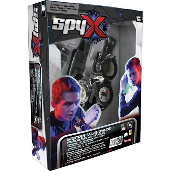 Set med 2 walkie-talkie klockor - SPY