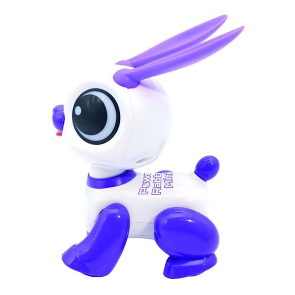 Power Rabbit Mini - Kaninrobot med ljus- och ljudeffekter, handklappningskontroll, upprepning