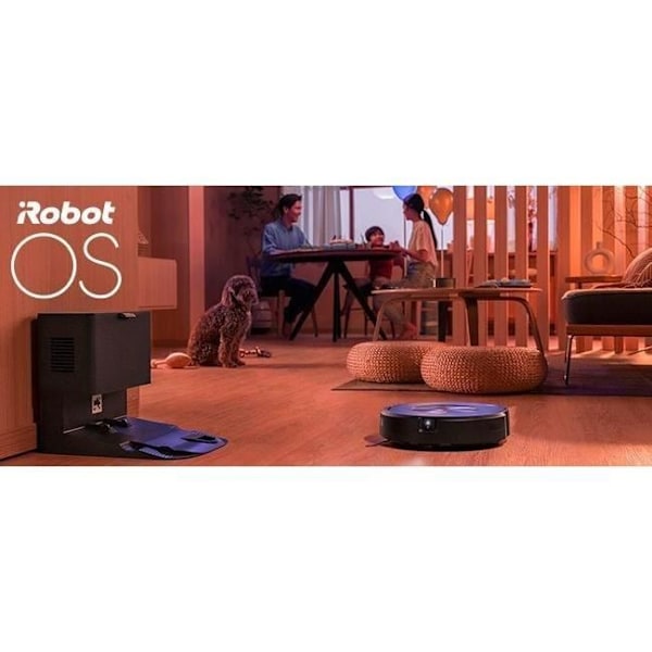 iRobot Roomba Combo J7+ robotdammsugare och mopp med automatiskt tömningssystem - matt- och mattavkänning