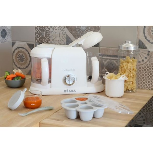 BEABA Baby Robot Babycook Duo Vit & Silver