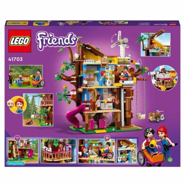 LEGO 41703 Friends The Friendship Treehouse, set med minidockor