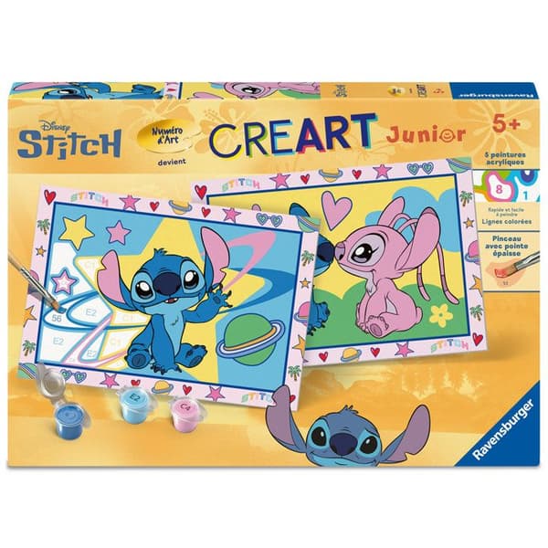 Ravensburger  CreArt Junior  Sifferkonst  Stygn  Måla efter siffror Kit  Från 5 år  12023214