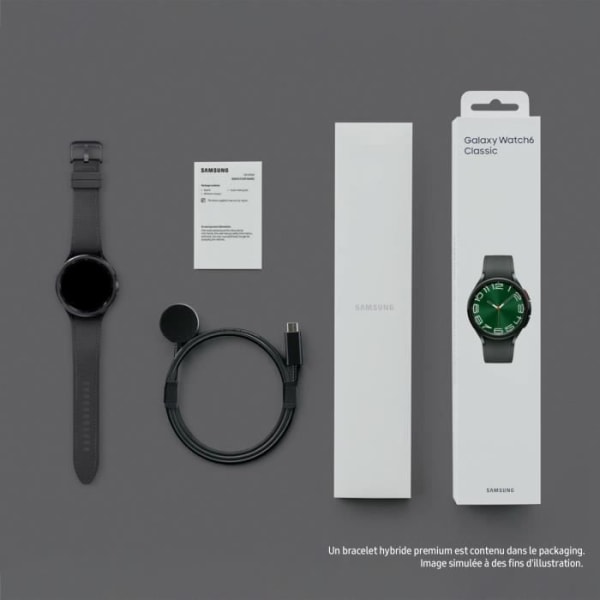 SAMSUNG Galaxy Watch6 Classic 47mm Svart 4G