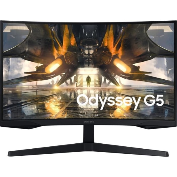 Curved Gaming PC Screen - Samsung - Odyssey G5 - G55A S27AG550EP - 27 '' QHD - VA Dalle - 1 ms - 165Hz - HDMI / DisplayPort - AMD -gratis