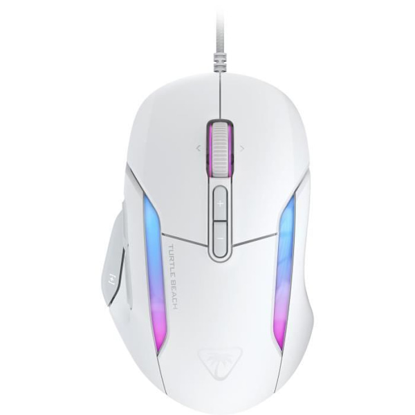 Trådlös spelmus - Turtle Beach Kone II - Ultralätt - Vit, 26 000 DPI, 23 anpassningsbara funktioner