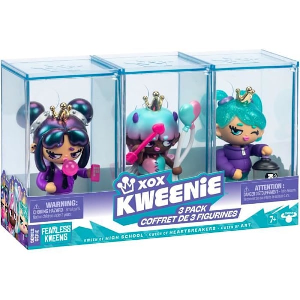 Dockpaket - XOX KWEENIE - Fearless Series - 13 cm - 3 dockor ingår - Unika finish