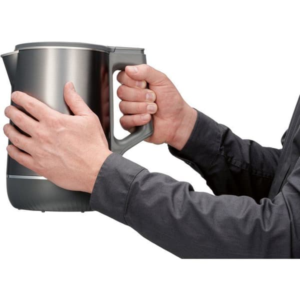 Vattenkokare - SOLIS - Eco Boil - 1,7L - 1800W - Rostfritt stål - Grå