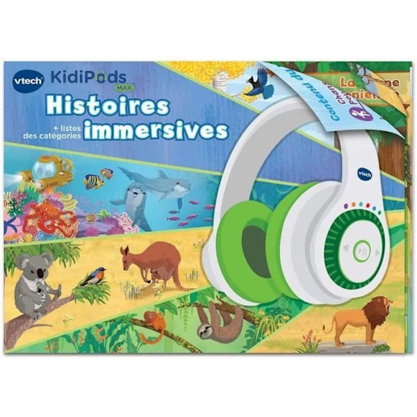 VTECH - Kidipods Max - Mina 7 i 1 interaktiva hörlurar