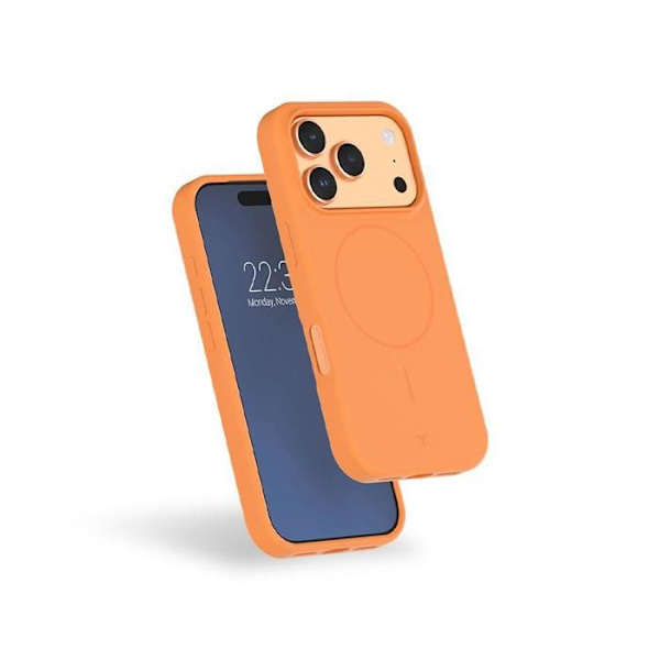 MagSafe-skal - iPhone 17 Pro - Förstärkt silikon - Orange