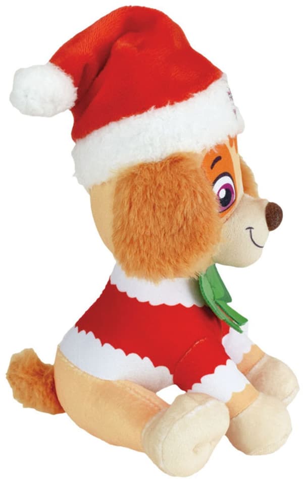 Set med 3 mjukisdjur - Paw Patrol - Chase, Stella och Marcus - +/- 17 cm - Julversion