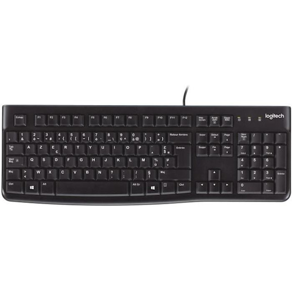Logitech trådbundet tangentbord - K120 Business Svart