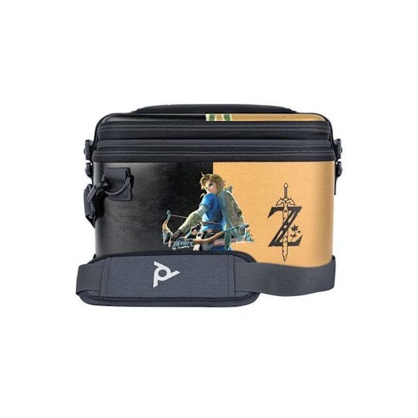 Förvaringsbox - PDP - Pull N Go - Zelda - Switch Svart, Brun