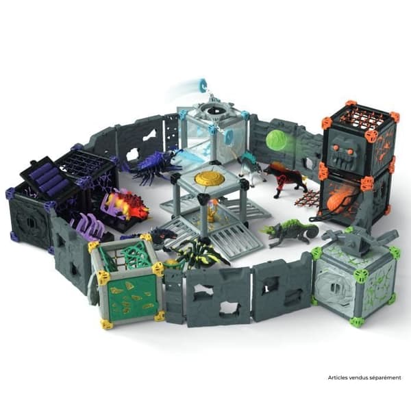 BattleCave Arena: Lava vs Darkness, stridsarena för Eldrador-figurer, SCHLEICH 42673 Eldrador Creatures, 7 år