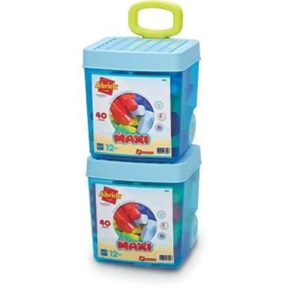 Ecoiffier Rolly Bricks - 40 stycken - Les Maxi Collection - 18 månader - Origin Frankrike Garanti