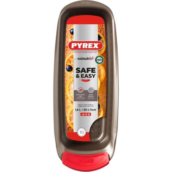 Kakform - PYREX - 1452011 - Kolstål - Non-stick - 30 x 11 cm