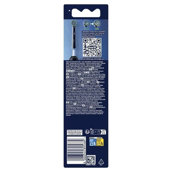 Borstar - ORAL-B - CROSS ACTION PRO - 8-pack - Svart