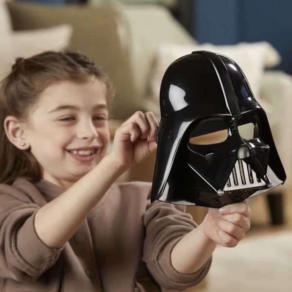 Darth Vader Dark Side Pack, röd ljussabel, Darth Vader-mask och 15 cm statyett, tillbehör, 4-åringar, Star Wars