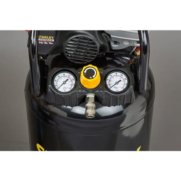 Kompressor - Vertikal - Stanley Fatmax - Smord - 50 L - 2 HK - 10 bar - Smord