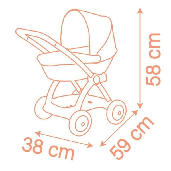 SMOBY BN Barnvagnar 18 månader