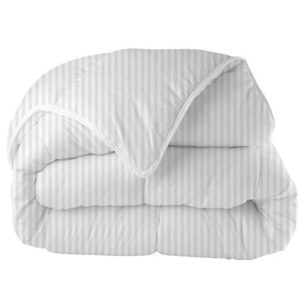 Täcke 220x240 cm BLANREVE PRESTIGE Multiprotection - 100 % polyester - 2 personer - Randig satäng