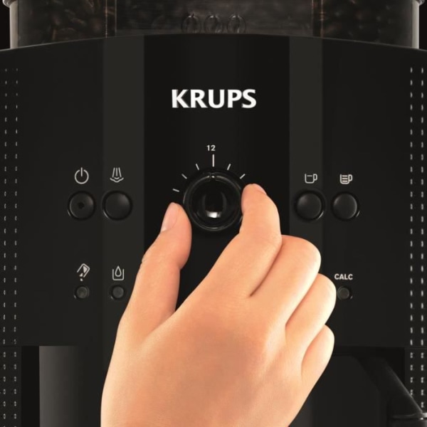 KRUPS YY8125FD Automatisk espressomaskin med kvarn - Svart