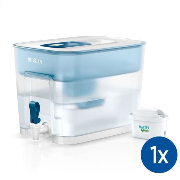 Brita Flow Blue Flow Water Distributör (8.2L) inkluderade 1 Maxtra Pro All-in-1-patron