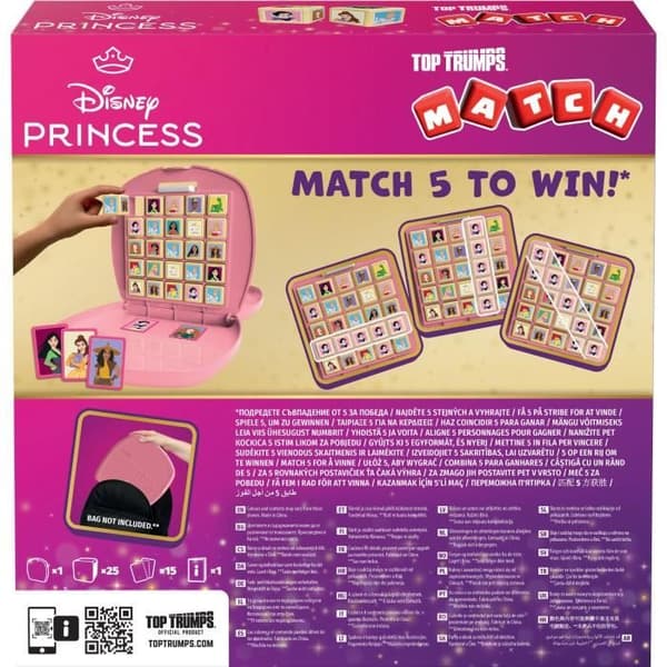 Match - Brädspel - VINNANDE TRÄCKSPEL - Disney Prinsessor 2025