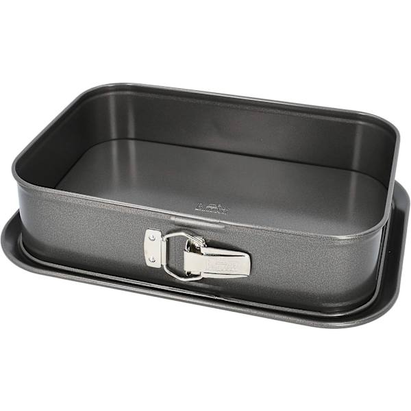 Rektangulär bakform med avtagbar botten - BIRKMANN - EASY BAKING - Kolstål - Non-stick - 34 x 23,5 x 8 cm