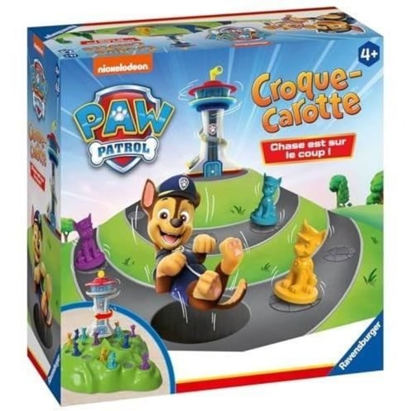 Carrot Crunch Paw Patrol, Fun Trail Game, Ages 4+, 22385, French Version, Ravensburger