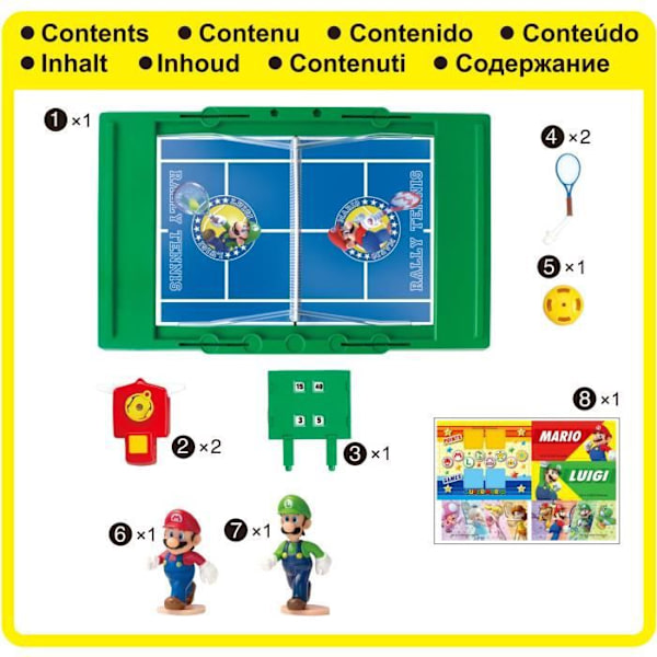 Super Mario Rally Tennis - Epoch Games - Ambrance and Action Game