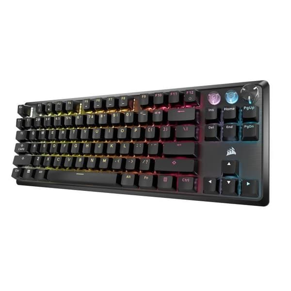 Speltangentbord - CORSAIR - K70 Pro TKL - MGX Hyperdrive-switchar - RGB-bakgrundsbelysning - AZERTY