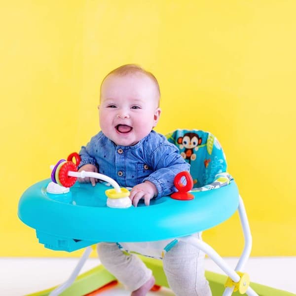 LJUS STARTAR Fnissande Safari Baby Walker