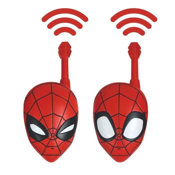 Walkie-talkies - LEXIBOOK - Spiderman 3D - 200m räckvidd - Ergonomisk design - 2 kanaler