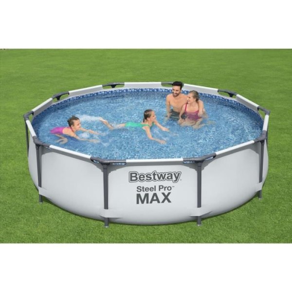 BESTWAY Steel Pro MAX 56406 Pool - FrameLink System - Enkel montering - 305 x 76 cm