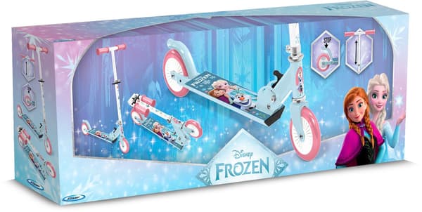 Hopfällbar barnsparkcykel - FROZEN - RN246042 - Blå