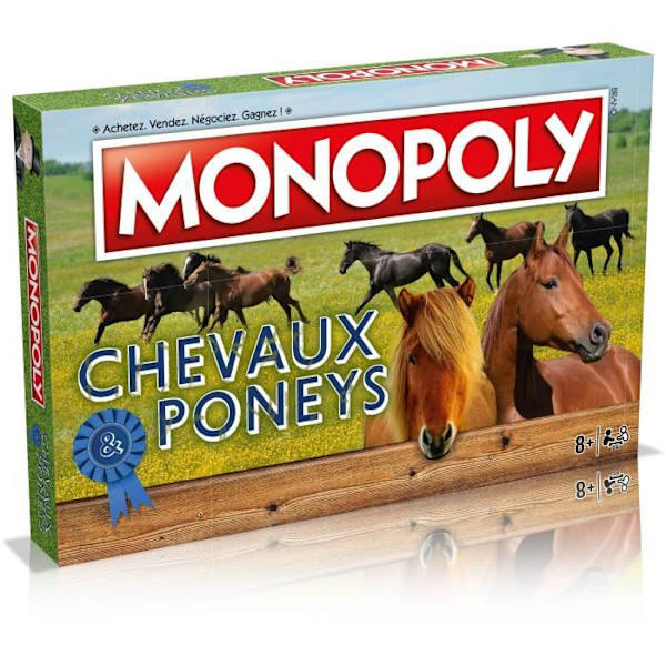 Monopolhästar och ponnyer - Plateau Game - Vinnande drag