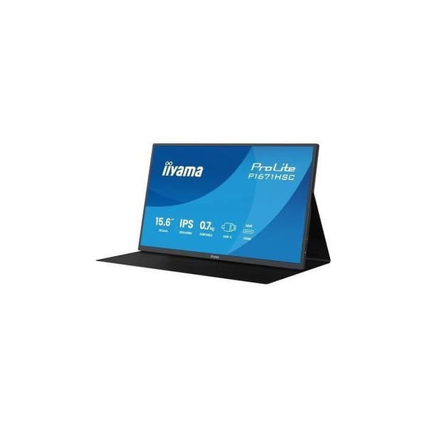 Bärbar PC-skärm - IIYAMA - 16 - Full HD - IPS-panel - 8ms - Prolite P1671HSC-B1