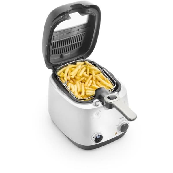 Fritös - DELONGHI - FS6067 - 2,4 L - 1700 W - 41,5 x 29 x 26 cm - Grå / Svart