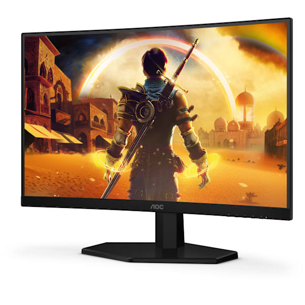 Böjd PC-spelskärm - AOC - 24'' - FHD - 180Hz - VA-panel - 0.5ms - C24G42E