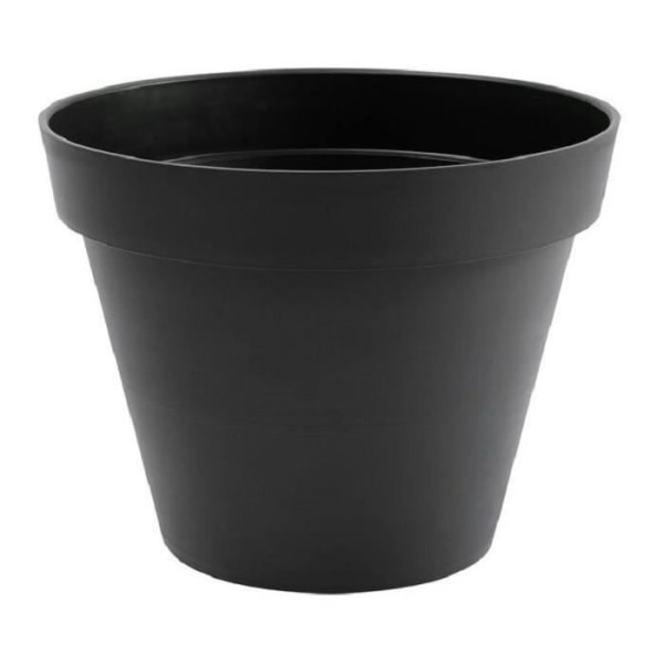 EDA Round Tuscan flower pot - Ø 40 x H 32 cm - 23 L - Anthracite grey