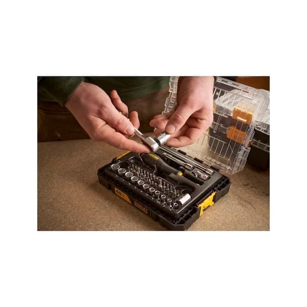STAKBOX M - 1/4'' HYLSNYCKELSATS STANLEY 48-DELARS SET - FATMAX - FMMT98101-0