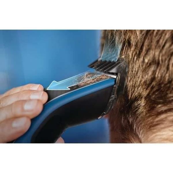 PHILIPS hår- och skäggtrimmer serie 5000 HC5612/15, 3 kammar (2 hår + 1 skägg), DualCut-teknik