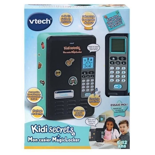 VTECH KIDISECRETS - MITT MAGICLOCKER LOCKER (BLÅT/SVART)