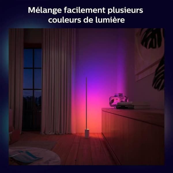 Philips Hue White and Color Ambiance, Gradient Signe bordslampa vit