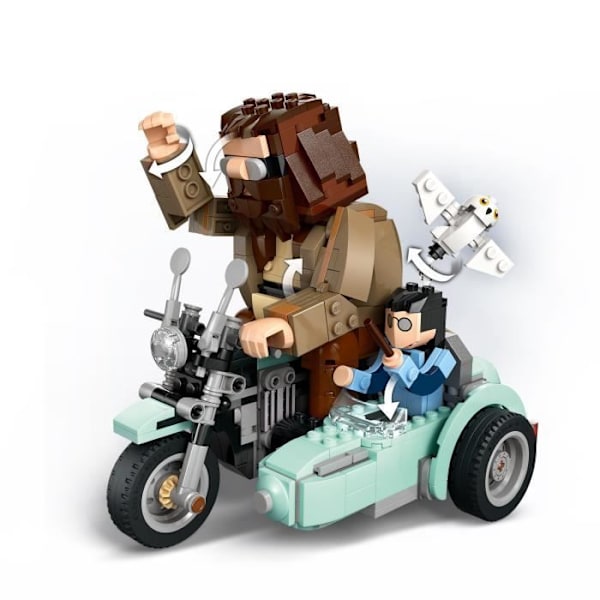 LEGO Harry Potter 76443 Hagrid och Harrys motorcykeltur - Byggspel Ages 9