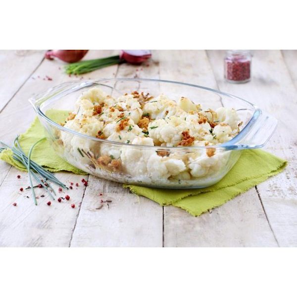Oval ugnsform - PYREX - Dela med dig - 35 x 24 cm - Glas