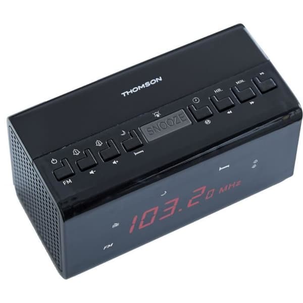 Klockradio - THOMSON - CR50 - Svart