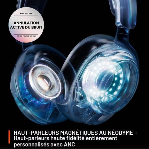 Trådlöst spelheadset - STEELSERIES - Arctis Nova Pro P - Vit