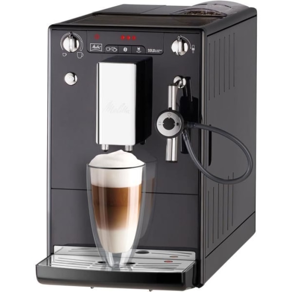 MELITTA E957-101 Automatisk espressomaskin med Caffeo Solo &amp; Perfect Milk slipmaskin - Svart